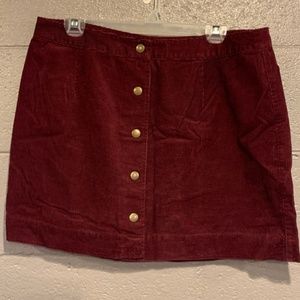 Corduroy Skirt